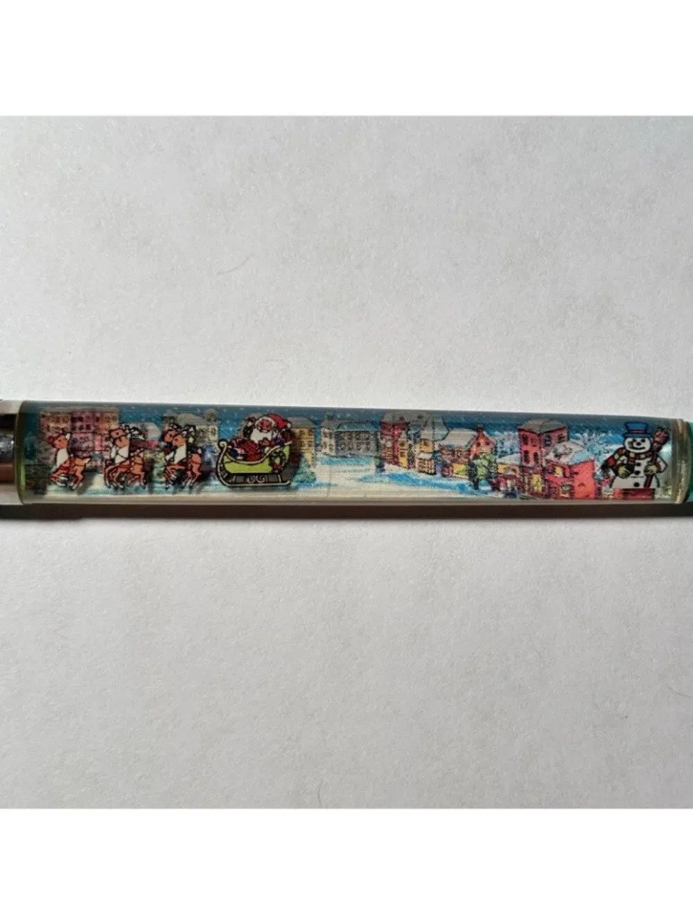 Koziar's Christmas Village Bernville PA Floaty Pen Santa Reindeer Souvenir Promo